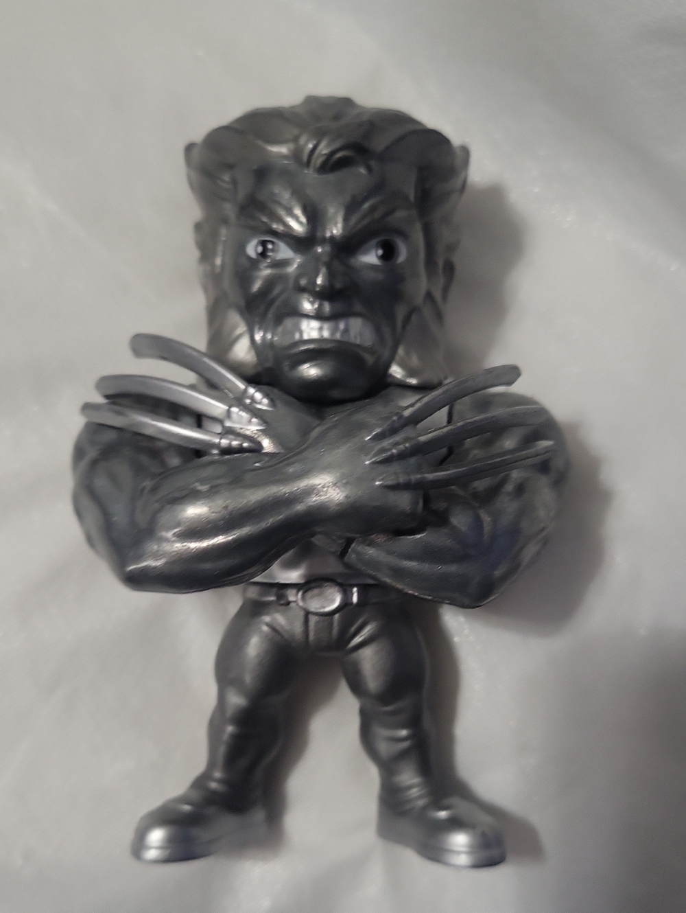 Marvel Metallic Silver Wolverine Figure